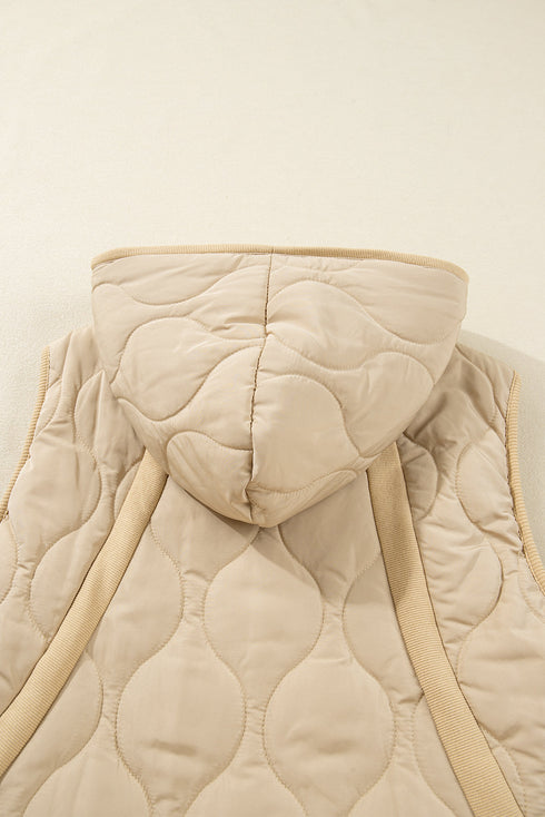 Padded Quilted Fleece Lined Casual Vests